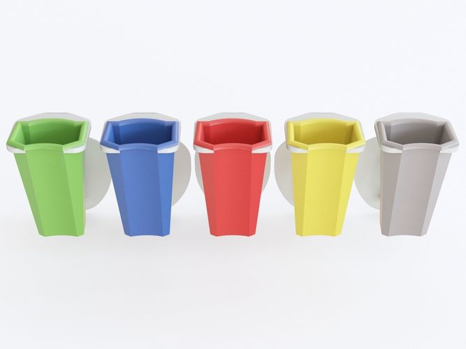 Recycle bin street 3D model