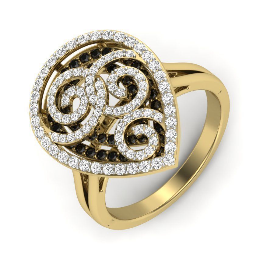 BULK-3DM-With Gems-RING 43 Files 3D print model_21