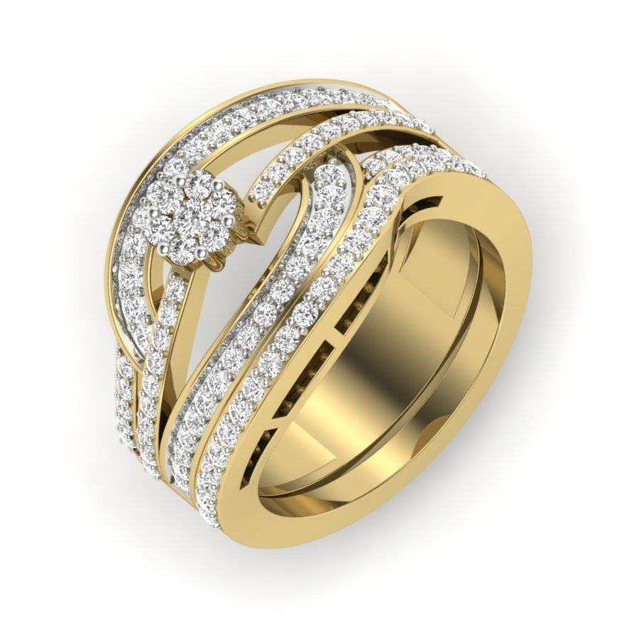 BULK-3DM-With Gems-RING 43 Files 3D print model_33