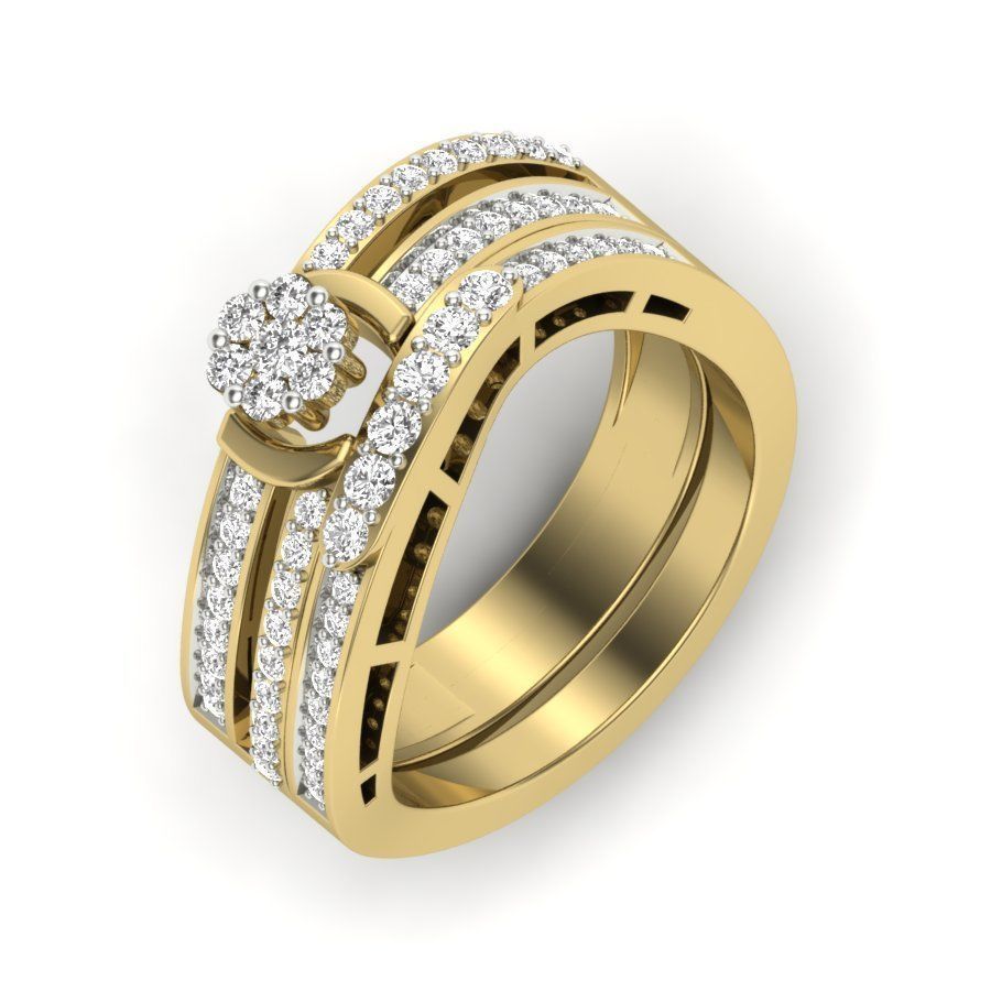 BULK-3DM-With Gems-RING 43 Files 3D print model_12