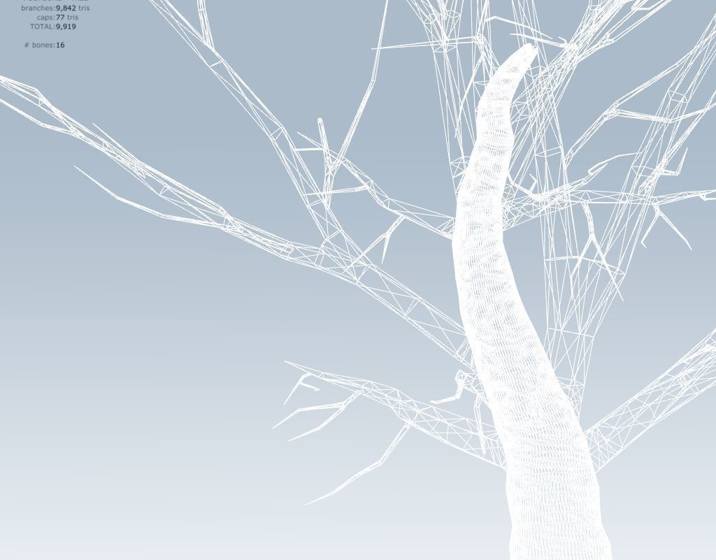 Simple tree 3D model_8