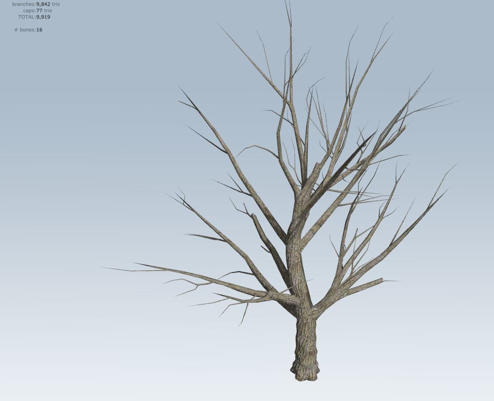 Simple tree 3D model_9