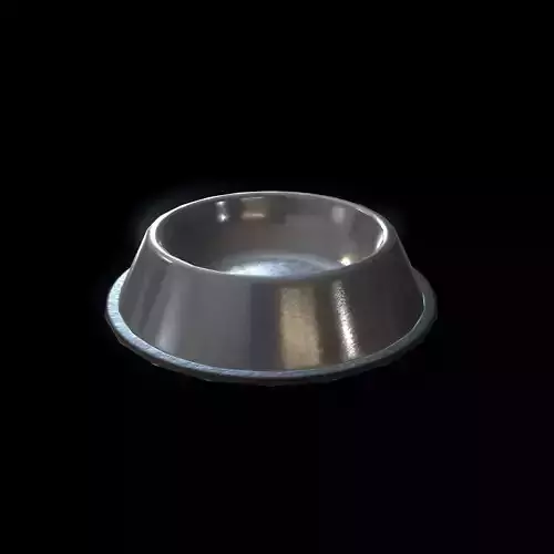 Pet Food Bowl  Low-poly 3D model