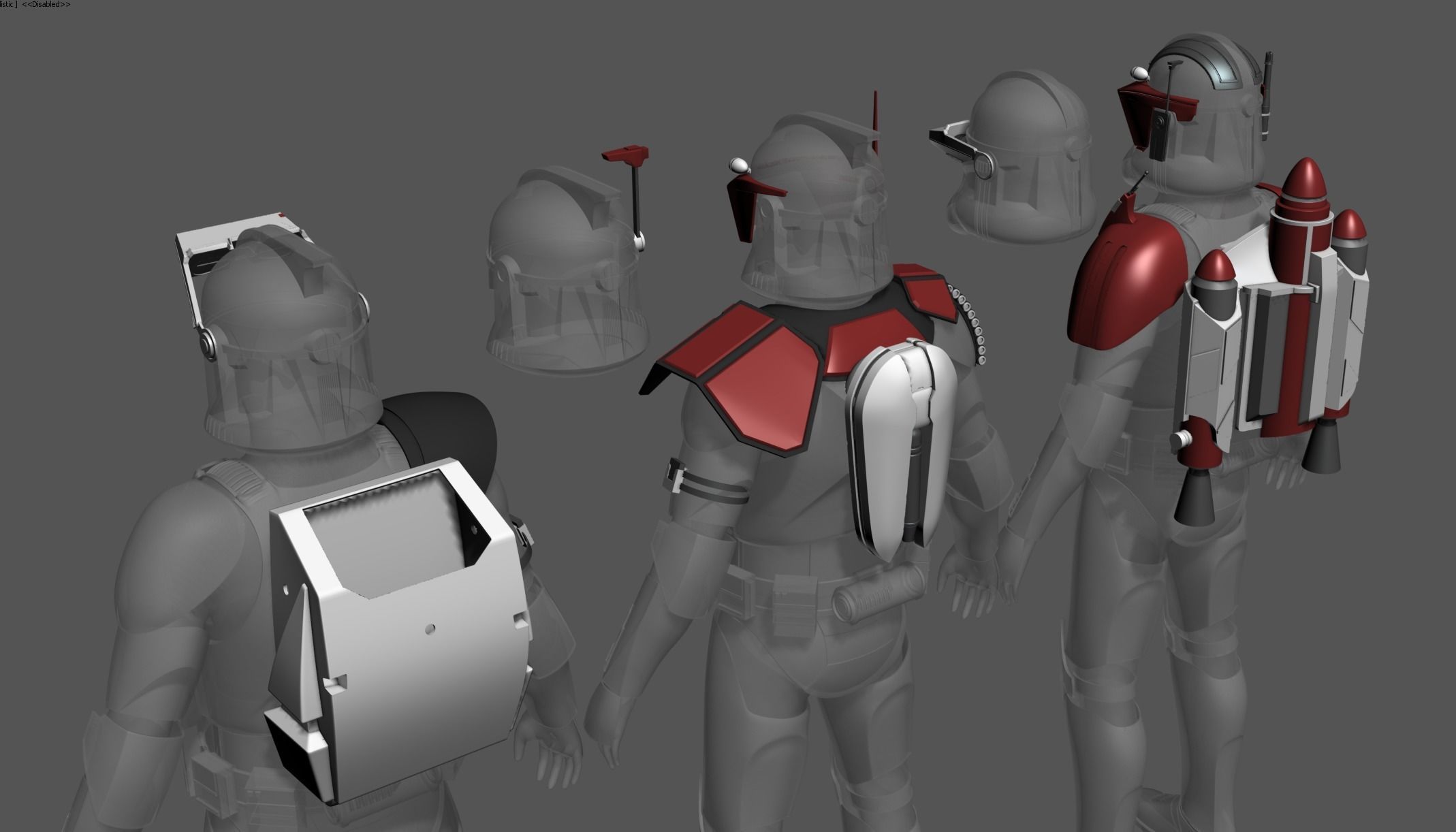Clone Armor Accessories Pack 3D print model_2