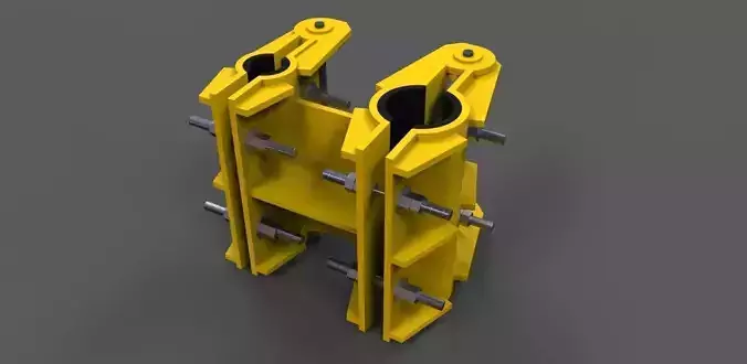 Double clamp Free 3D model