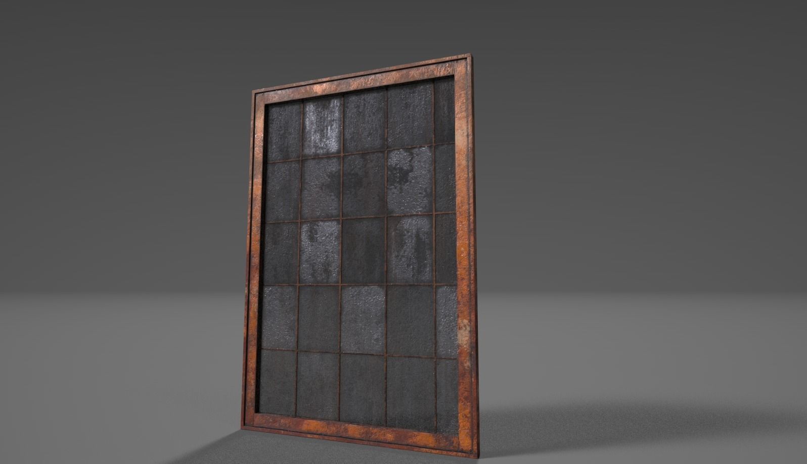 Old factory windows-Pack 01 3D Model Collection_1