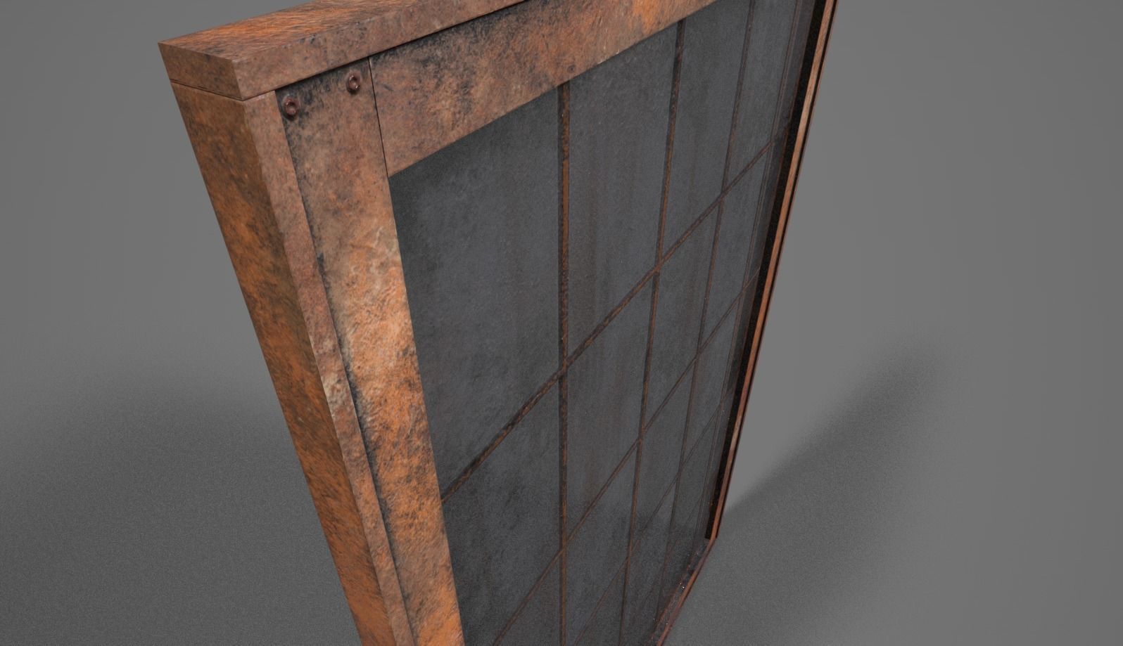 Old factory windows-Pack 01 3D Model Collection_4