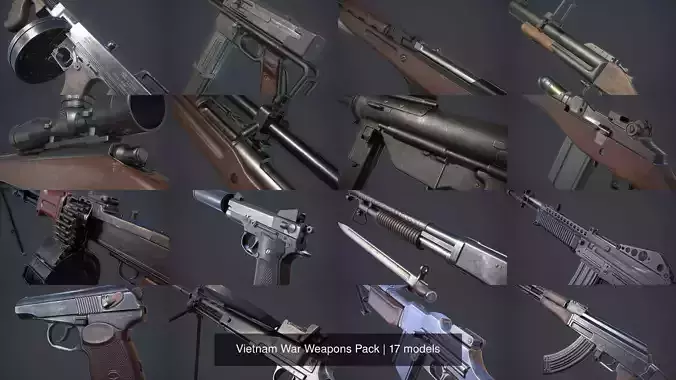 Vietnam War Weapons Pack