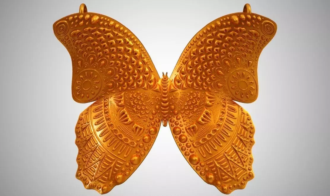 Butterfly Pendant 3D print model