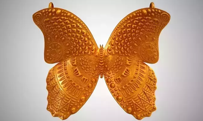 Butterfly Pendant 3D print model