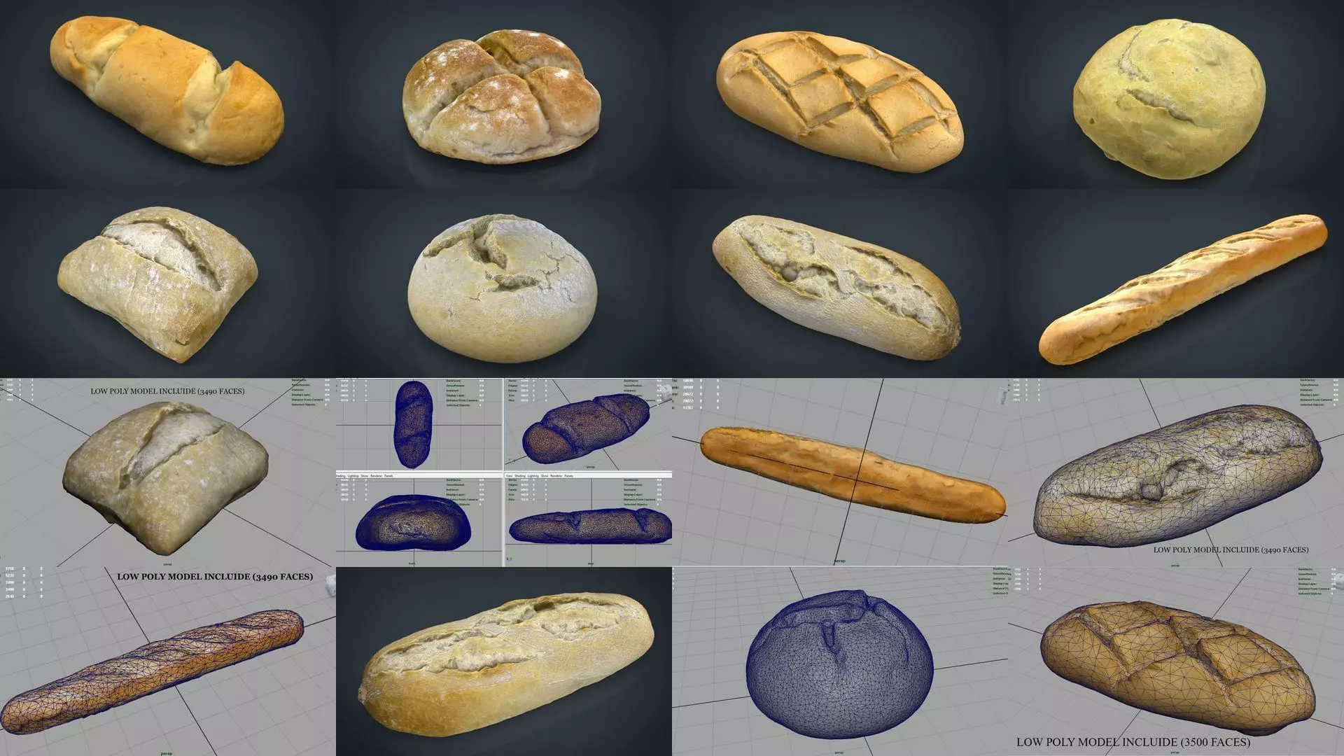 BREAD COLLECTION PACK X8 _0