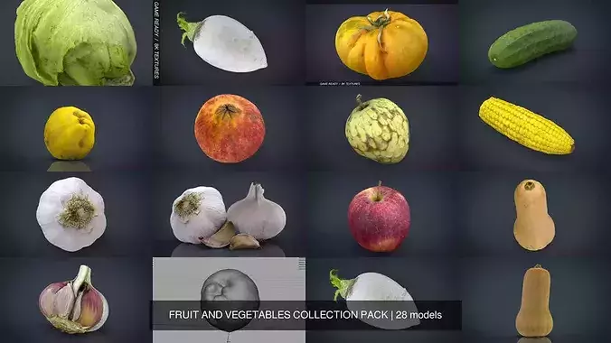 FRUIT AND VEGETABLES COLLECTION PACK 7