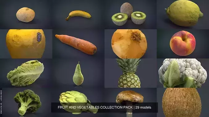 FRUIT AND VEGETABLES COLLECTION PACK 5