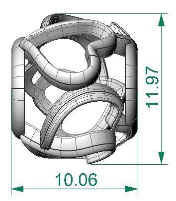heart gold ring with intricate design 3D print model_3