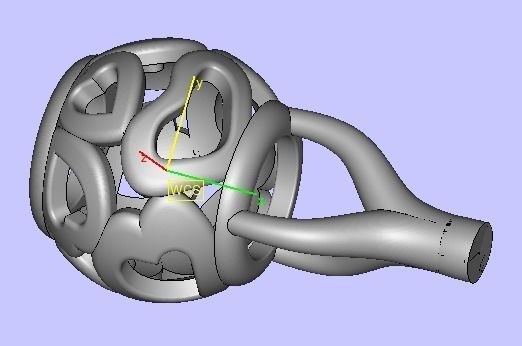 Heart gold ring 3D print model_6