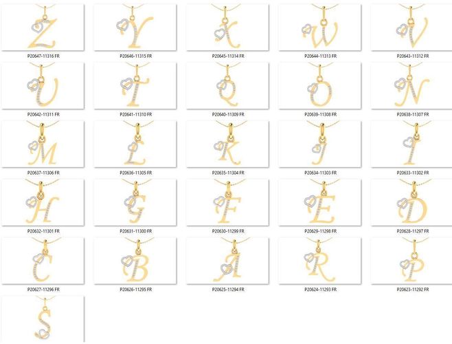BULK-3DM-With Gems-PENDANT 26 Files 3D print model
