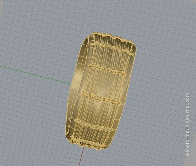 The Om mantra ring with pearl and video 3D print model_25