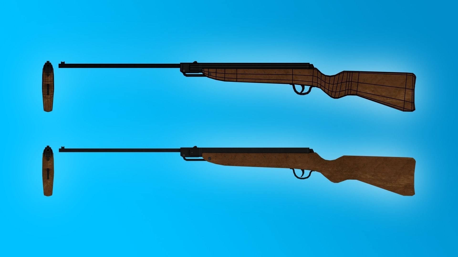 3D model Air Rifle VR / AR / low-poly | CGTrader