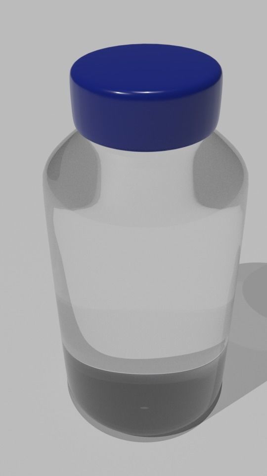 PBR Labkit bottles 3D model_10