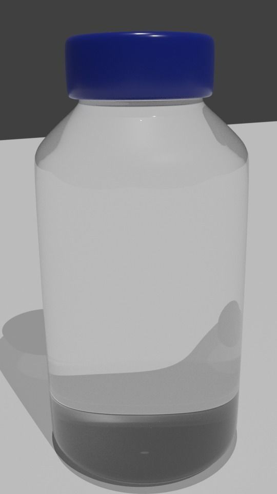 PBR Labkit bottles 3D model_9