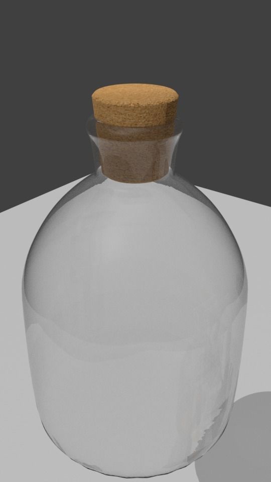 PBR Labkit bottles 3D model_3