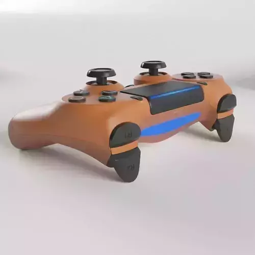 Sony PlayStation 4 DualShock Controller Metallic Copper Edition 3D model