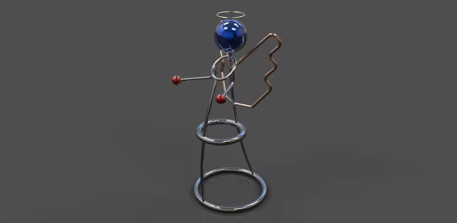 Abstract angel Free 3D model