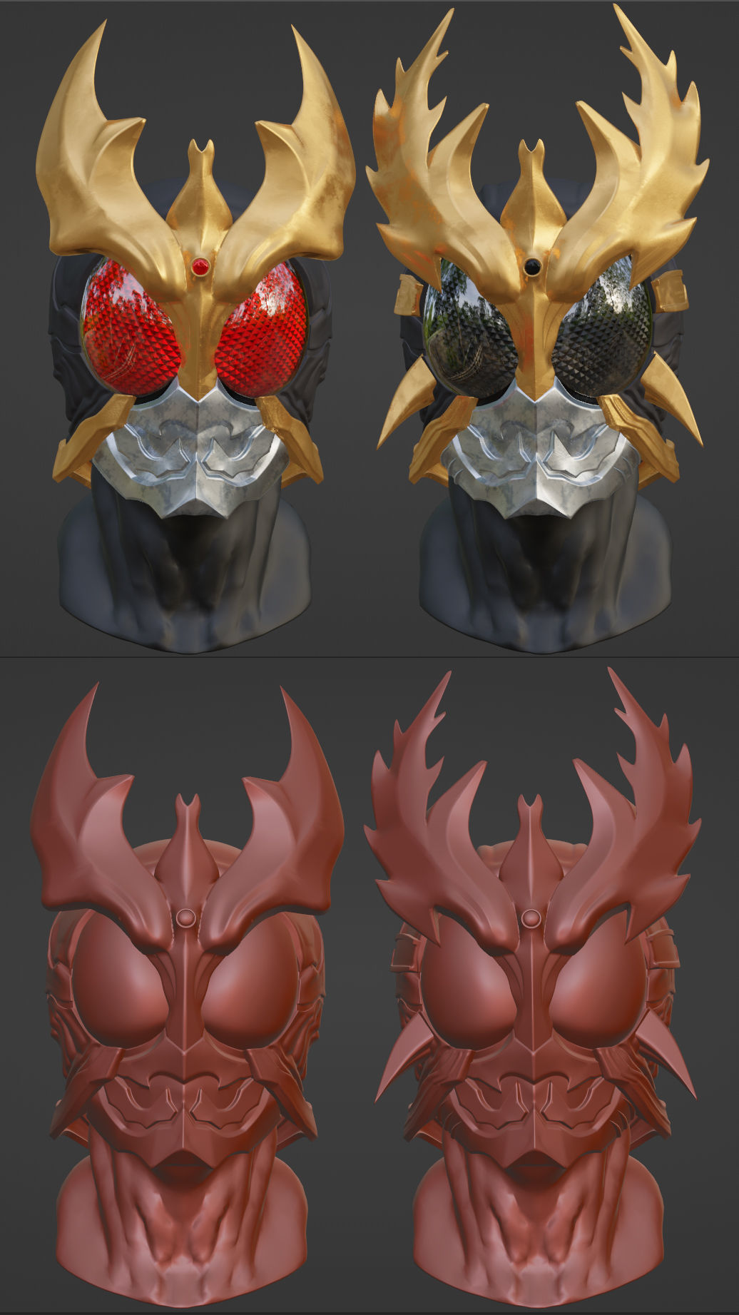 Kuuga SIC colosseum 3D print model_6