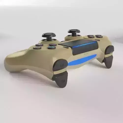 Sony PlayStation 4 DualShock Controller Gold Edition  3D model