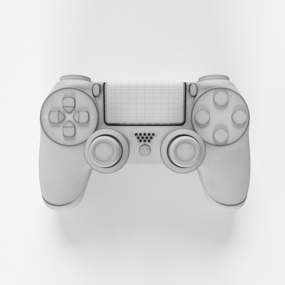 Sony PlayStation 4 DualShock Controller Gold Edition 3D model_3