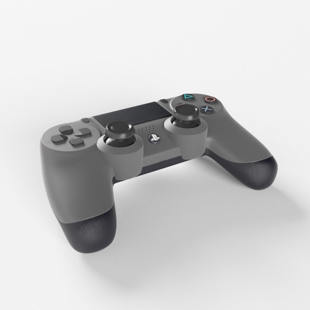 Sony PlayStation 4 DualShock Controller Steel Black Edition 3D model_4