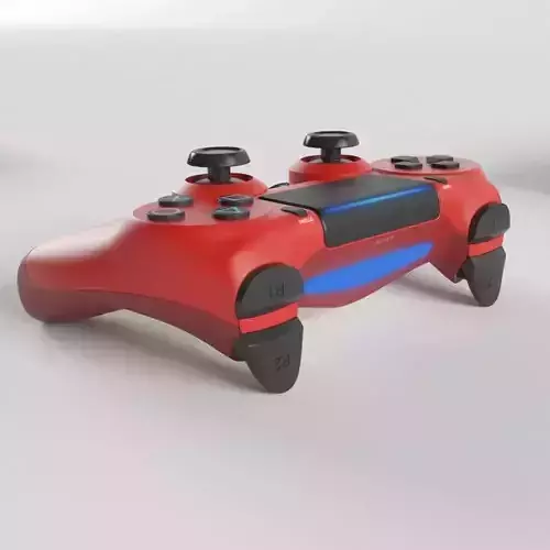 Sony PlayStation 4 DualShock Controller Magma Red Edition 3D model