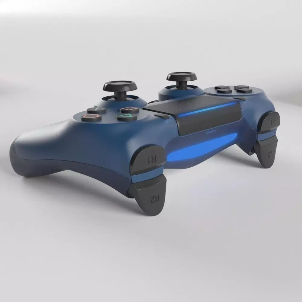 Sony PlayStation 4 DualShock Controller Midnight Blue Edition 3D model_0