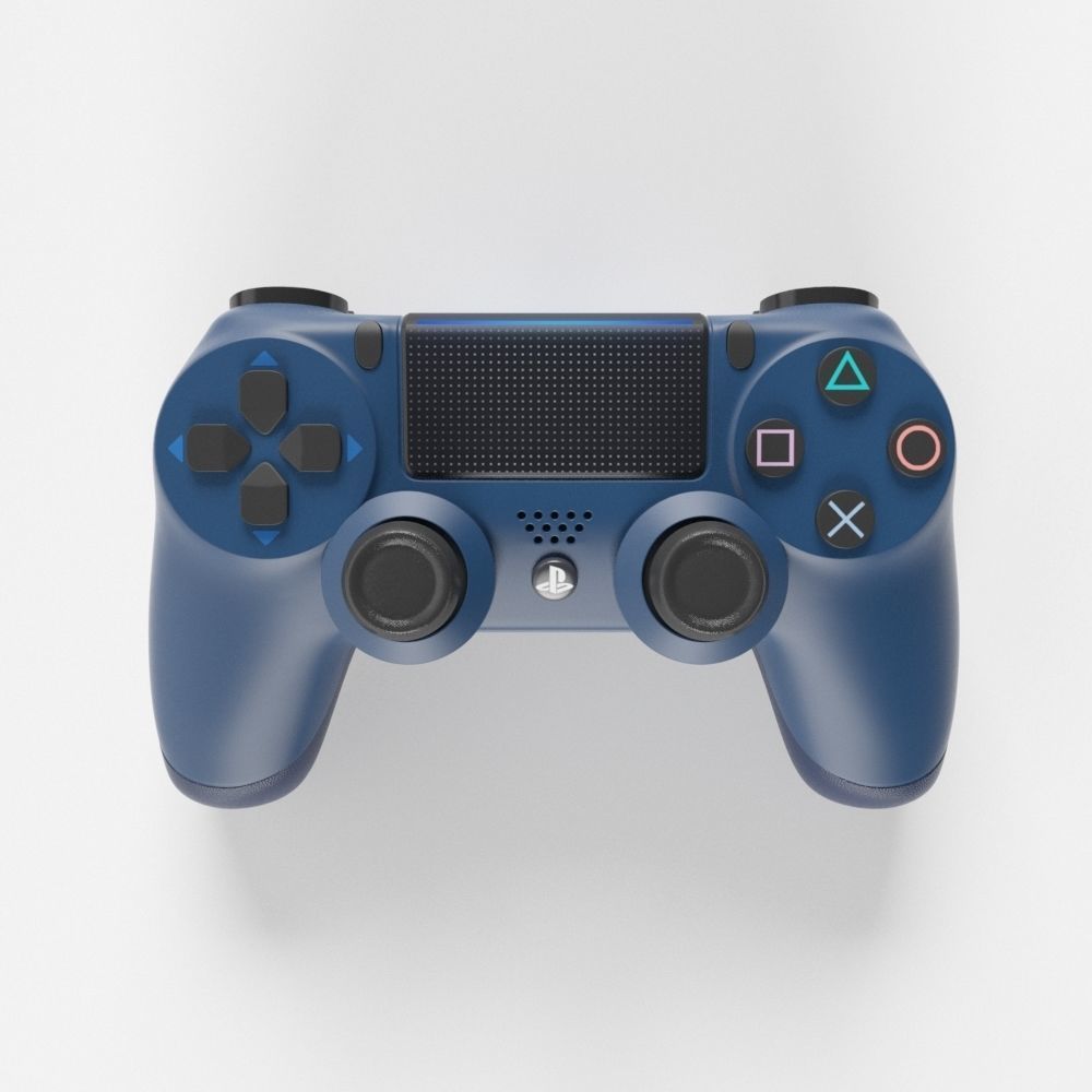 Sony PlayStation 4 DualShock Controller Midnight Blue Edition 3D model_2