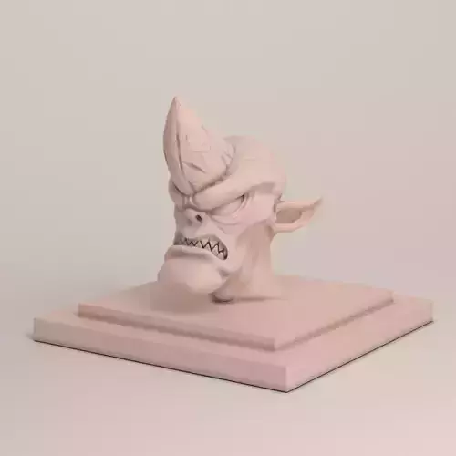 3D printable Cobold Head