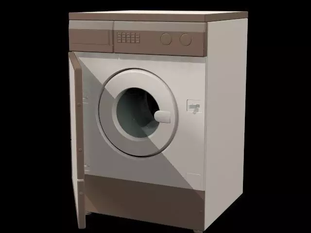 washer washing machine Free low-poly 3D model