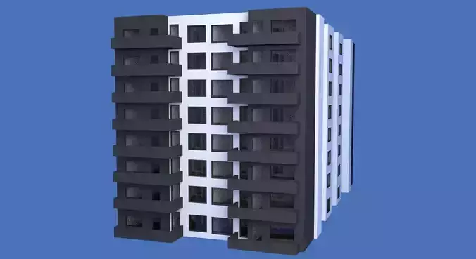 Modern Apartment Building 