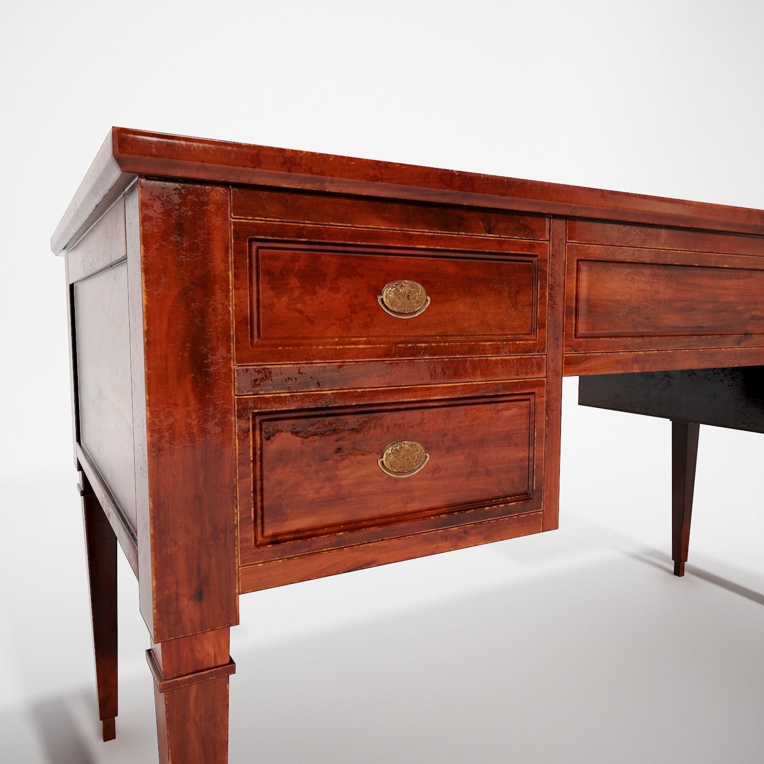 Table Antiques Free low-poly 3D model_5