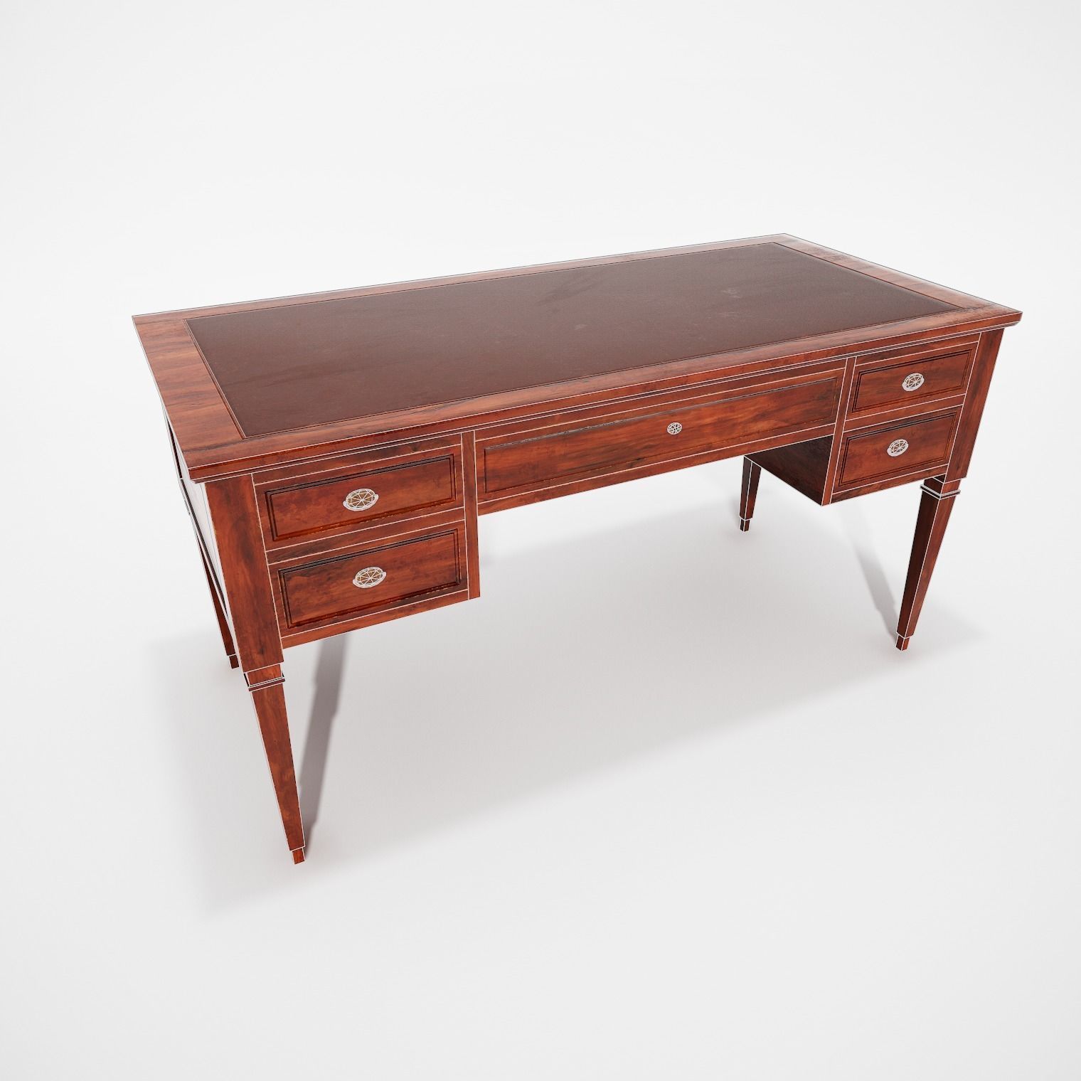 Table Antiques Free low-poly 3D model_6