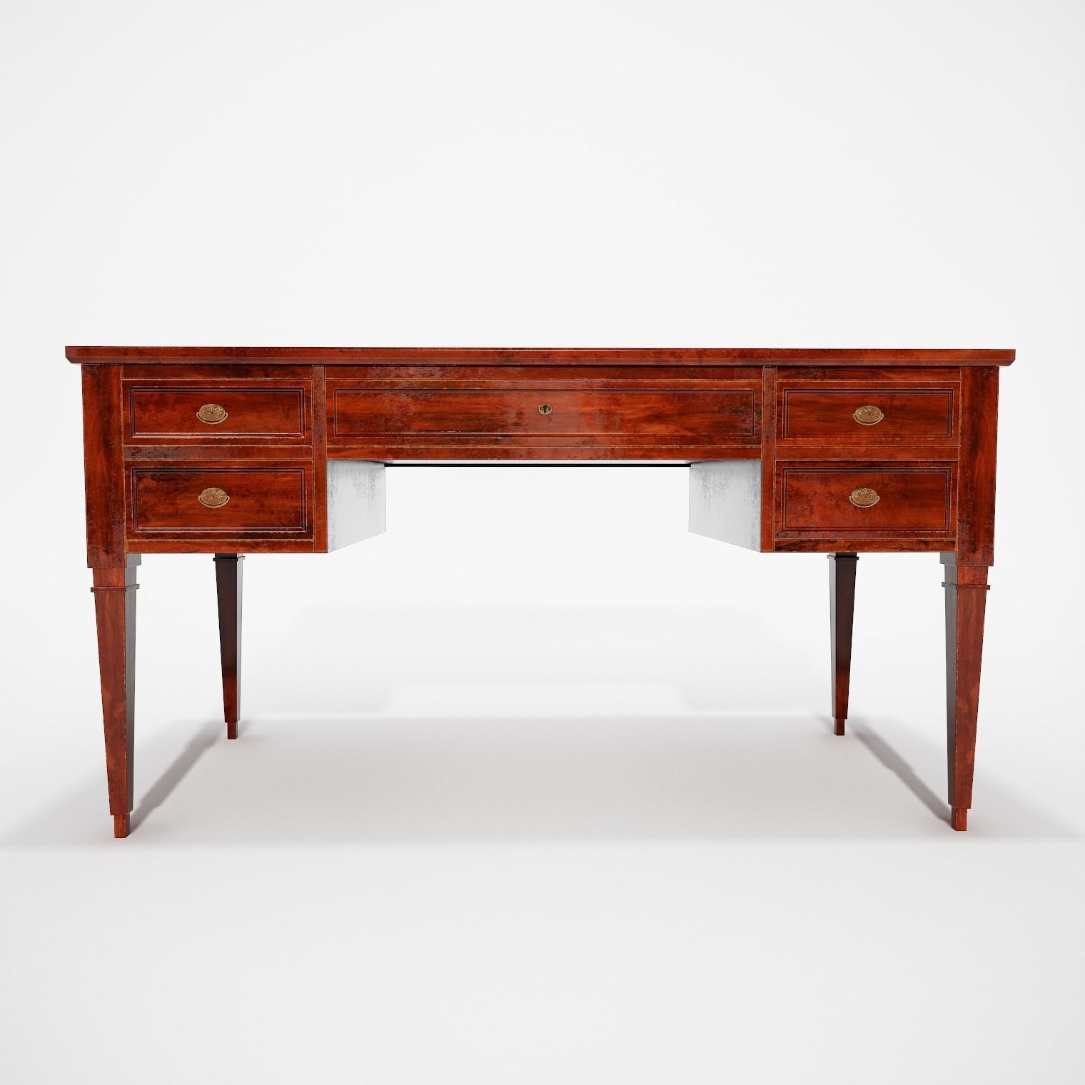 Table Antiques Free low-poly 3D model_1