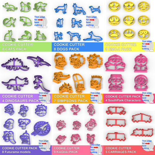 Cookie cutter 3D Model Collection