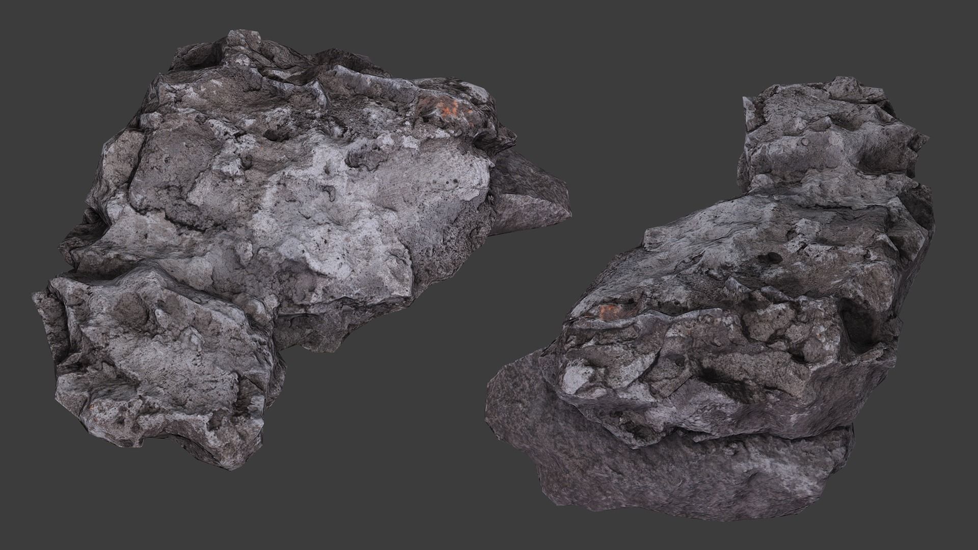 Scanned Construction Debris Pack Low-poly 3D model_59