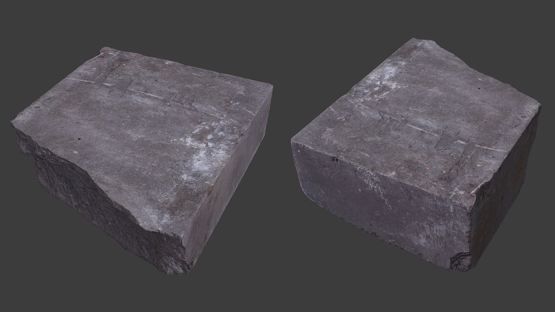 Scanned Construction Debris Pack Low-poly 3D model_38