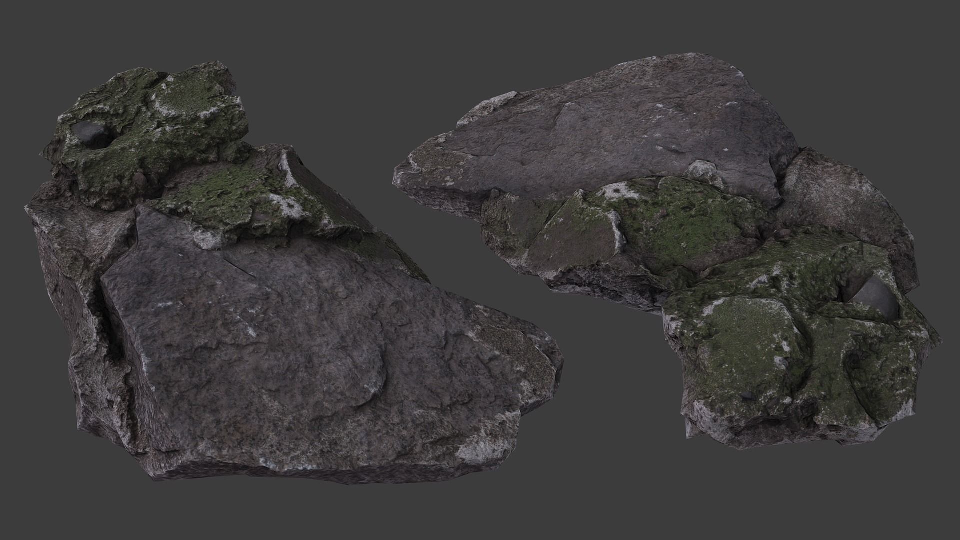 Scanned Construction Debris Pack Low-poly 3D model_61