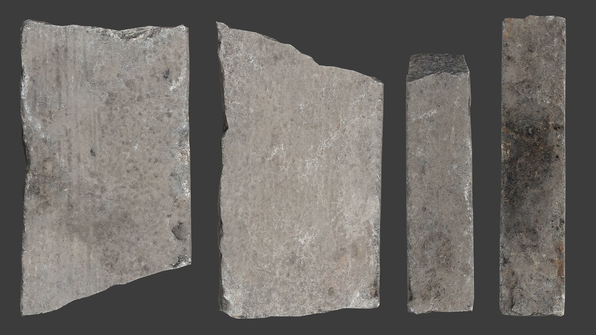 Scanned Construction Debris Pack Low-poly 3D model_21
