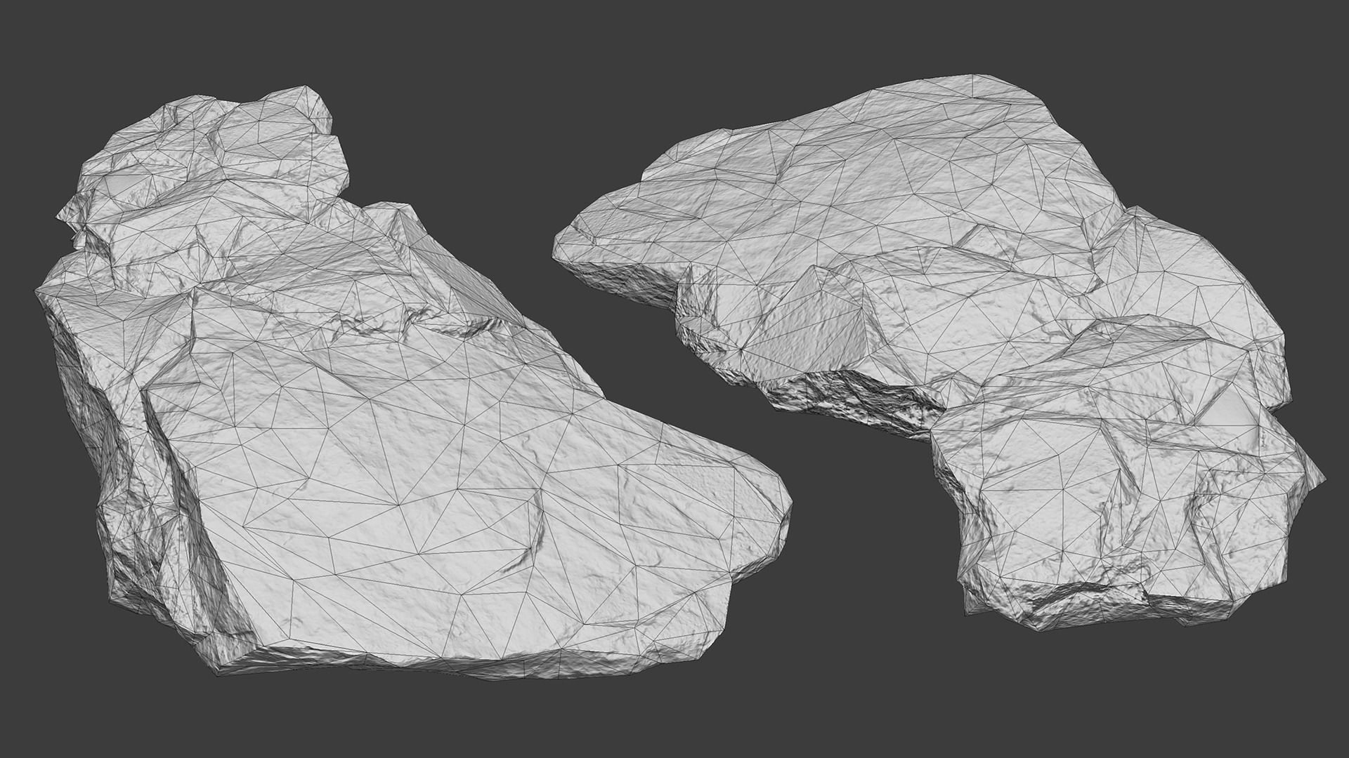 Scanned Construction Debris Pack Low-poly 3D model_62