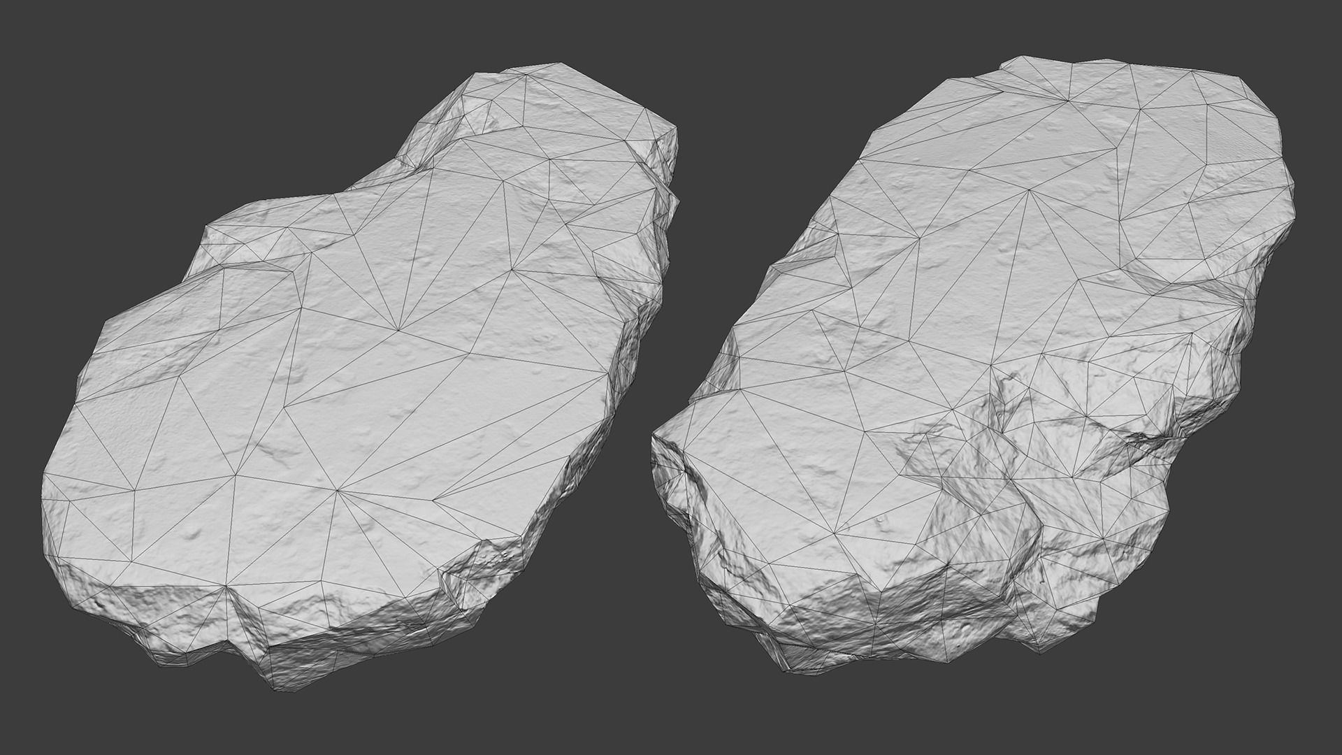 Scanned Construction Debris Pack Low-poly 3D model_27