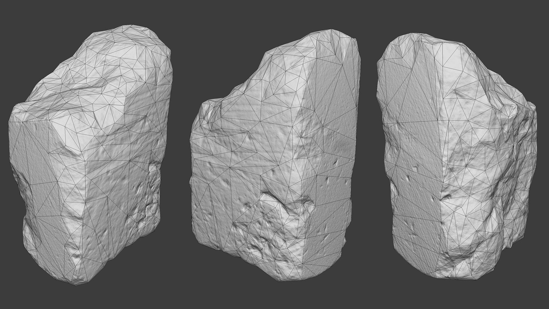 Scanned Construction Debris Pack Low-poly 3D model_72