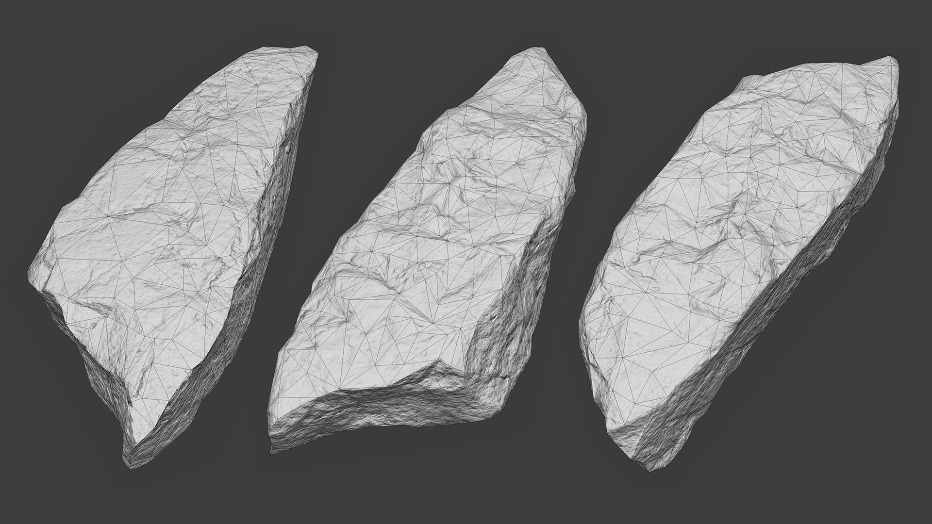 Scanned Construction Debris Pack Low-poly 3D model_23