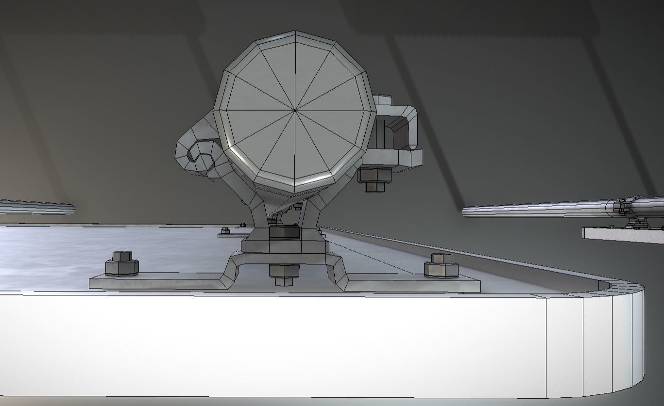 group of signs with arrows pointing Low-poly 3D model_4